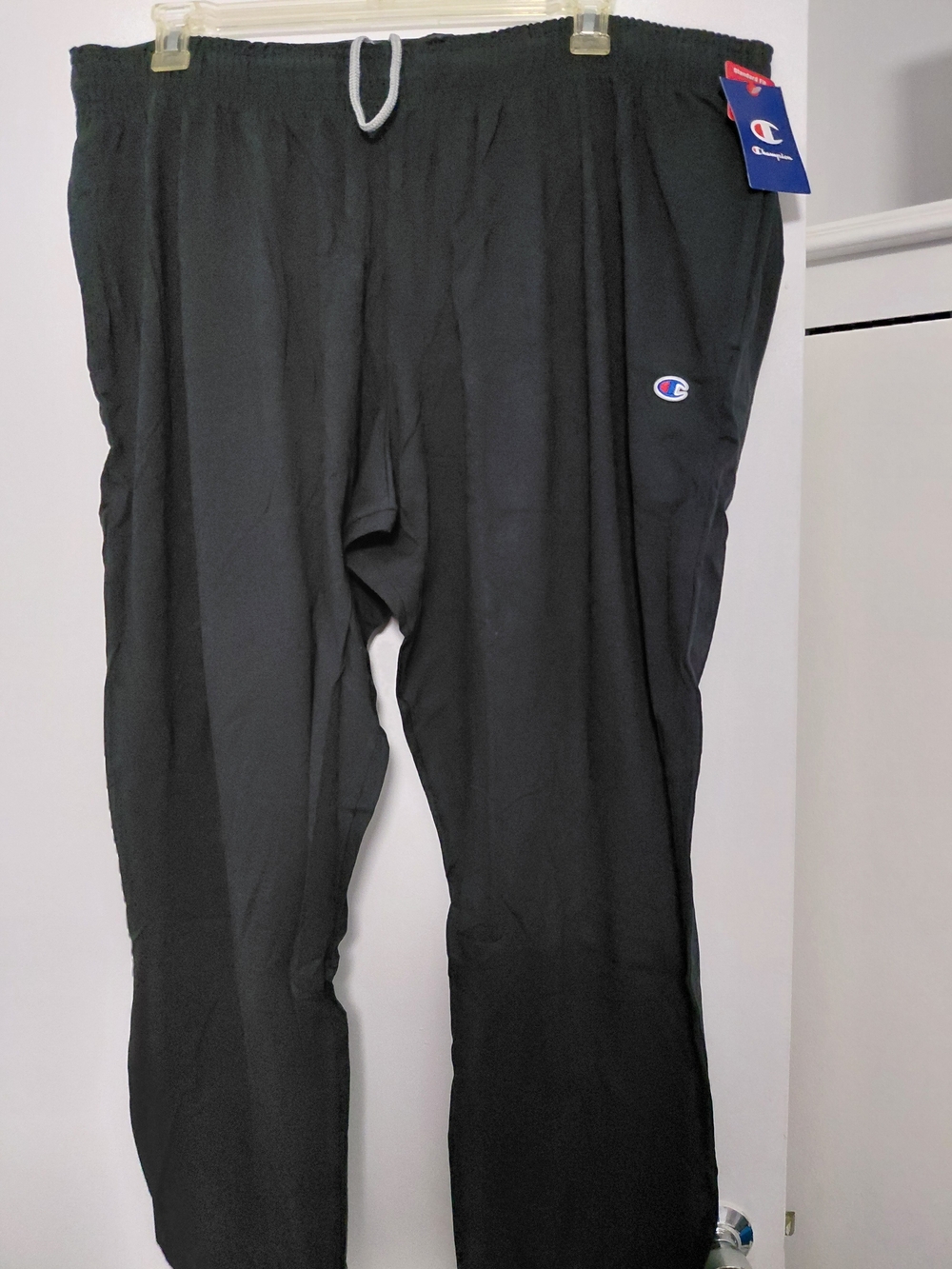 Champion Men's Black Athletic Joggers with Logo